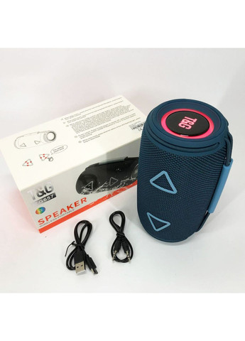 Bluetooth-колонка TG657 з RGB підсвічуванням 1500 mAh, музичні стовпчики для вулиці. Колір: синій No Brand (385280800)