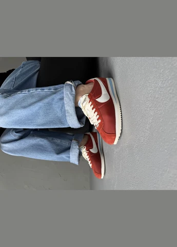 Кроссовки женские Nike Cortez Red White Blue | Найк Кортез красные No Brand красные демисезоны (342080210)