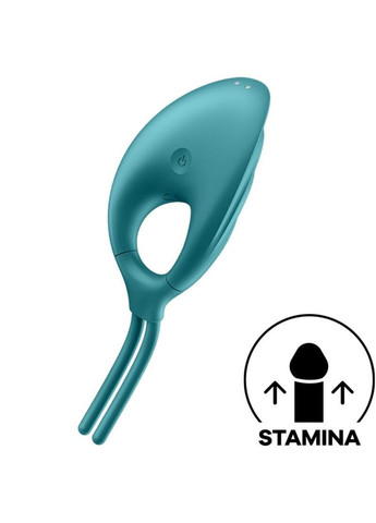Эрекционное виброкольцо-лассо Swordsman Green Satisfyer (317256779)