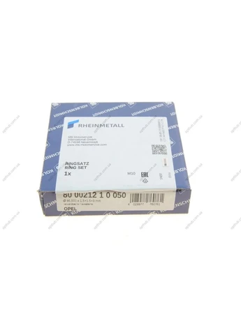 Кільця поршневі OPEL 86,50 2,0/2,2 8V/16V 1,5x1,5x3 (вир-во KS) 800021210050 Kolbenschmidt (366122930)