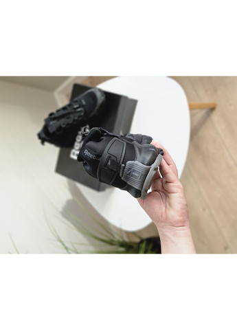 Черные демисезонные кроссовки мужские и женские reebok zig kinetica edge black | рибок зиг кинетика эдж черные No Brand