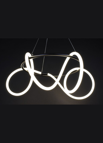 Люстра светодиодная подвесная LED светильник для квартиры на потолок лэд 27739 Черный 50-150х80х80 см. Sunnysky (364760545)