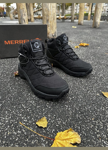 Чорні Зимовий стильні термо кросівки No Brand