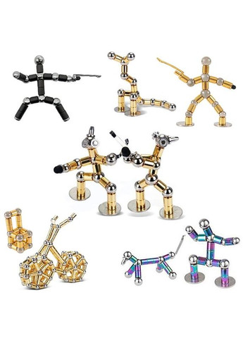 Ручка магнитная конструктор Polar Pen gold-silver No Brand (362453004)