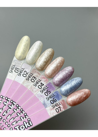 Гель-лак Shell №07, 5 мл Toki Toki (349827967)