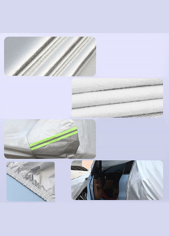 Захисний чохол-тент для авто Hatchback від снігу дощу сонця пилонепроникний 2 шт. Lesko (336205249)