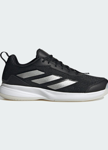 Черные всесезонные кроссовки для тенниса avaflash low adidas