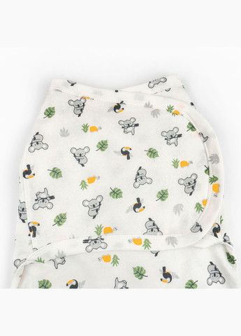 Пелюшка-кокон на липучці та кнопках з начосом Koala Білий dexter's (326673667)