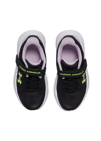 Черные всесезонные детские черные кроссовки ua gps surge 4 ac-blk Under Armour