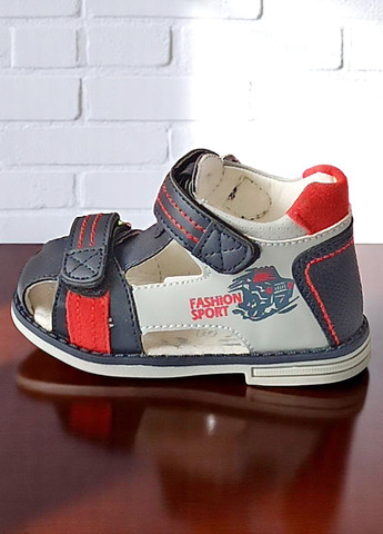 Закриті ортопедичні босоніжки сандалі на липучках для хлопчика ТОМ М Tom.M (329852344)