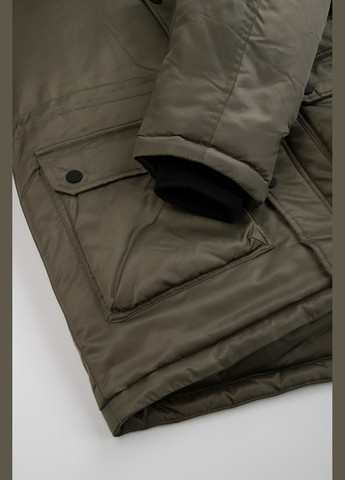 Оливковая (хаки) зимняя куртка Coccodrillo