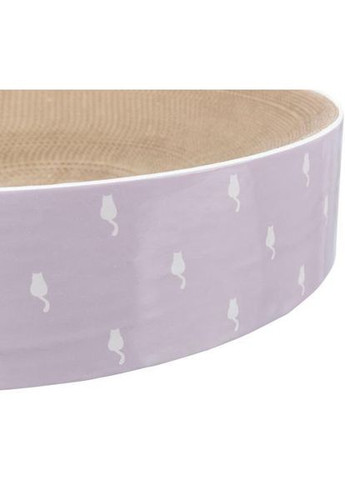 Дряпка-лежак Lilly для котів, з котячою м'ятою, картон, d 45х10 cм (світло-бузкова) (*) Trixie (322859479)