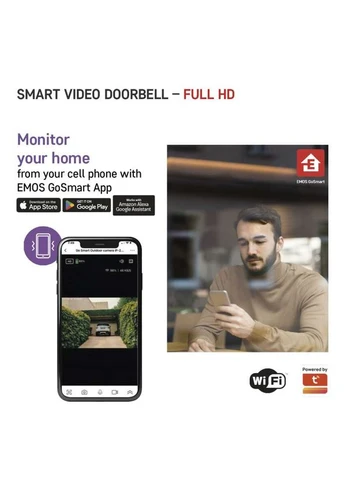 Умный беспроводной видеодомофон H4031 GoSmart с Wi-Fi Emos (398634959)