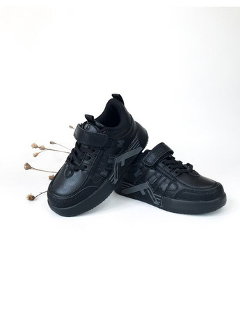 Черные детские кроссовки 27 г 17,4 см черный артикул к122 Tom.M