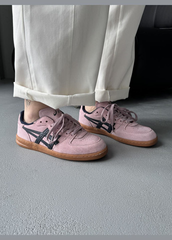 Кроссовки женские Asics x Hay Skyhand pink black | Асикс розовые черные No Brand розовые демисезоны (342717940)