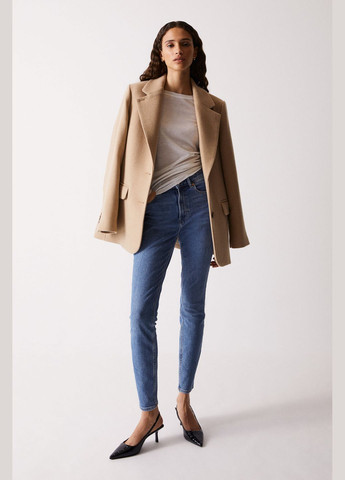 Джинси skinny із завищеною талією H&M - (329294484)