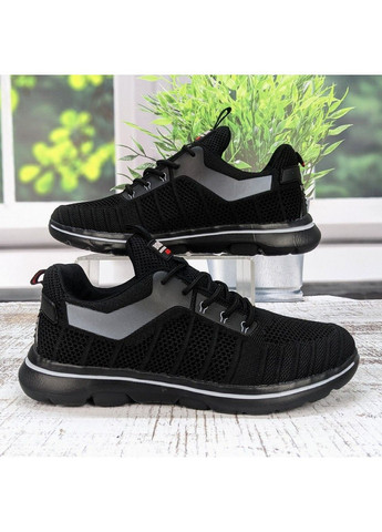 Чорні Осінні кросівки чоловічі текстильні Bonote