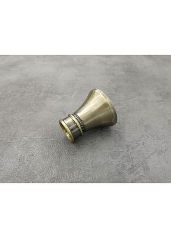 Карниз Люксор рифлена штанга подвійний відкритий 25/19 мм 400 см Антик Quadrum (352781239)