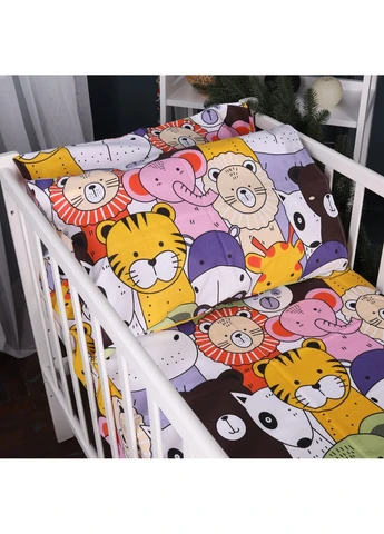 Комплект постельного белья Бязь TEENAGER 17-0674 Rainbow Zoo Mirson (399967050)