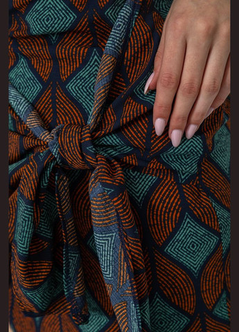 Зеленая кэжуал с рисунком юбка с принтом Ager