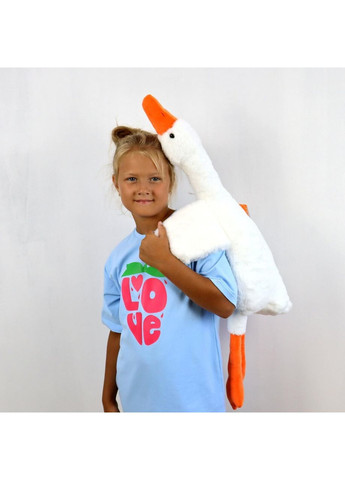 М'яка іграшка подушка обіймашка "Гусь-обіймусь", 95см Копиця (370676667)