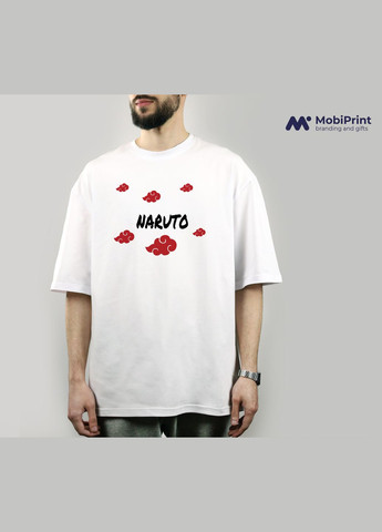 Футболка оверсайз Облако Акацуки Наруто ( Akatsuki Naruto) MobiPrint (293943997)