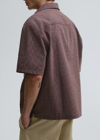 Коричневая кэжуал рубашка H&M