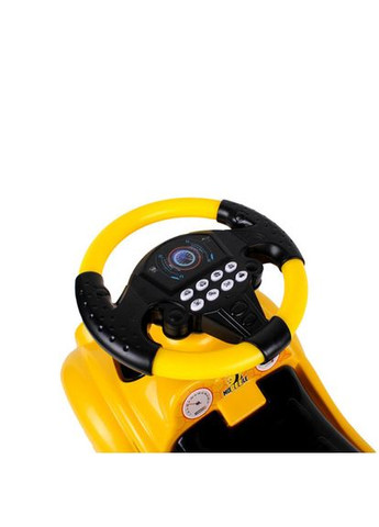 Каталка толокар Автомобіль для прогулянок музичний жовтий (TH6689) ТехноК (364113201)