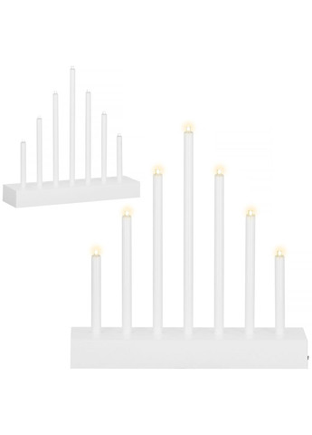 Декоративний світильник (свічник) на батарейках 7 LED Springos cl0851 (275095372)
