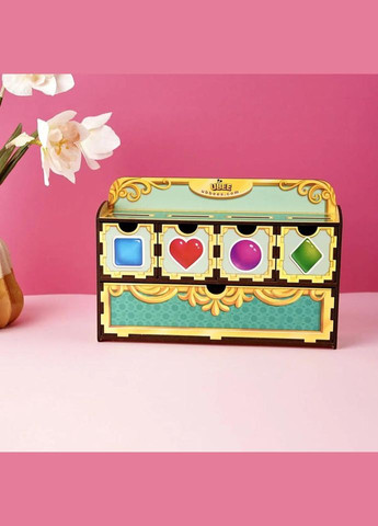 Деревянная настольная игра "Фигуры" Ubumblebees (ПСД072) PSD072 сортер-комодик No Brand (330609360)