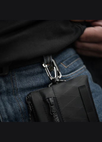 Кошелек горизонтальный с карабином X-PAC Elite Black M-TAC (326973882)