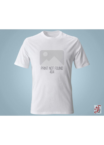 Жіноча футболка з принтом Print not found 404. XXL ЗаСвіт - (280940461)