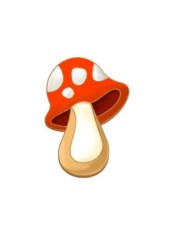 Заготовка броши для раскрашивания "Веселый мухомор" FDZB 098 Fabrika Decoru (365252103)