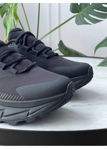 Чорні Осінні кросівки чоловічі hoka skyline-float x gore-tex black | хока скайлайн-флоат чорні No Brand