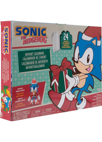Адвент-календар Їжак Сонік Оригінал Sonic The Hedgehog Advent Calendar 2024 Jakks Pacific (365251595)