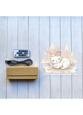 Ночник Зайчик с регулировкой света через пульт ДУ CASE CONTROL (355387487)