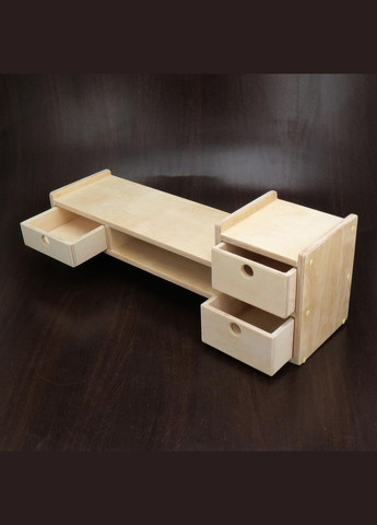 Підставка для монітора з дерева Хайс 6 бланже (ПДМ-602601) No Brand (328414280)