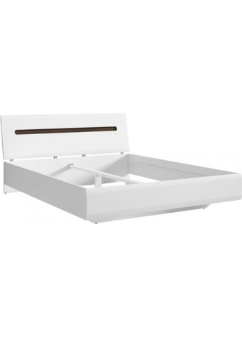 Кровать двуспальная (без основания под матрас) ВМК (БРВ) Ацтека LOZ/180 180x200 см Белый + Белый глянец (GRB1532) БРВ-Україна (315496335)