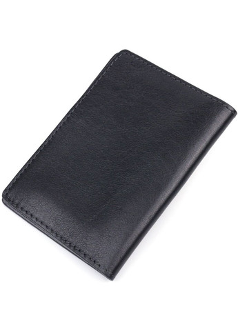 Обложка из глянцевой кожи на военный билет Карта черная 16777 Grande Pelle (362418337)