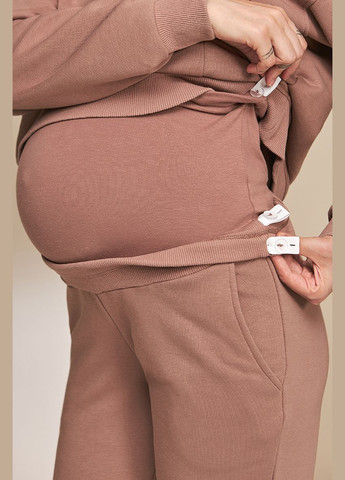 Спортивные брюки - джогеры для беременных с двойной поддержкой животика Юла мама (278567937)