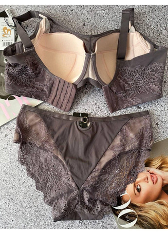 Бузковий комплект жіночої нижньої білизни на чашку d жіноча нижня білизна фіолетовий Weiyesi