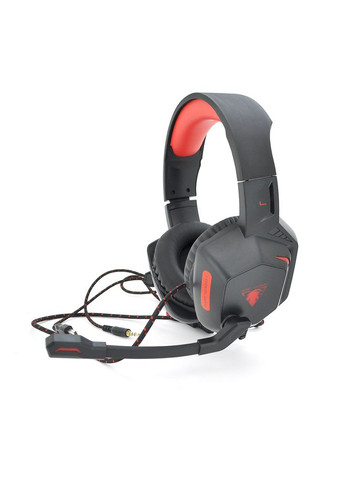 Наушники ведущие с подсветкой GH233, с микрофоном и регулировкой громкости, Black/Red, Box Jedel (314780096)