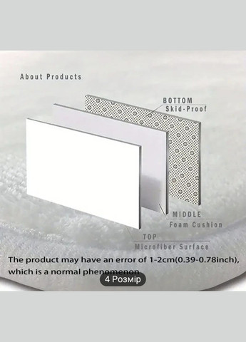 Коврик с Пасхальным принтом 50х80 см China (345751057)