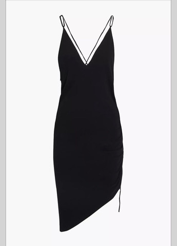 Чорна вечірня, кежуал, повсякденний, відвертий, пляжна, ділова, коктейльна, святковий дизайнерська сукня міні від футляр, з відкритими плечима, з відкритою спиною Iro