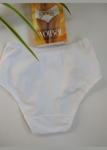 Жіночі білі бавовняні трусики міді eco-co волбар розмір 2XL Wolbar (369612926)