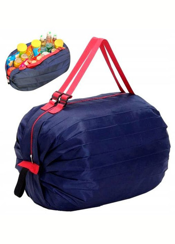 Складна сумка шоппер для покупок 7553772175160 Синя Edibazzar (297847402)