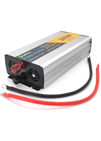 Инвертор Инвертор напряжения Sol-Yb24-2000M, 24V/220V, 2000W с аппроксимированной синусоидой, 2Shuko, USB, клеммные провода, Q5 Solinved (361194360)