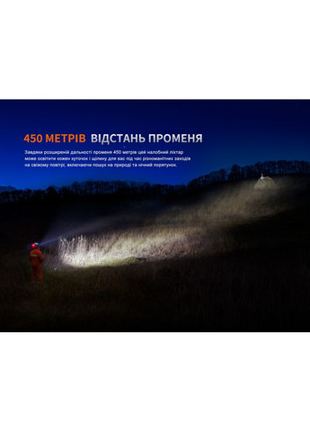 Ліхтар налобний HP35R SAR з вогнетривкою пов'язкою Fenix (353505262)
