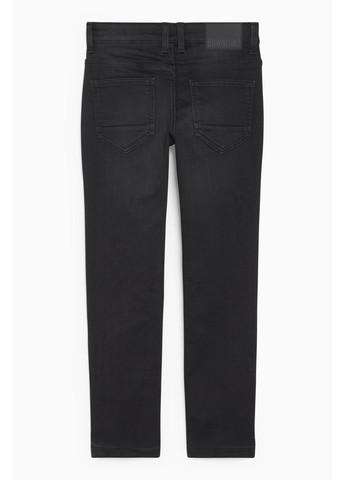 Черные демисезонные джинсы на флисе C&A