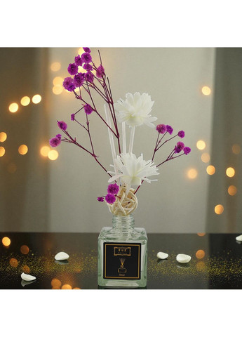 Аромадифузор Лаванда парфум для дому з ротанговою кулькою та квіткою натуральний аромат Прозорий 160_1_0_6C No Brand (369489536)